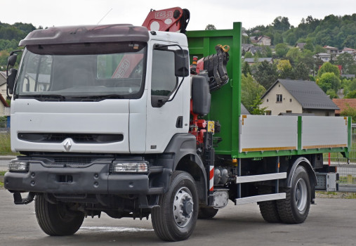 Renault KERAX 370 * SKRZYNIA 5,20m *FASSI F150A.24 + PILOT / 4x4