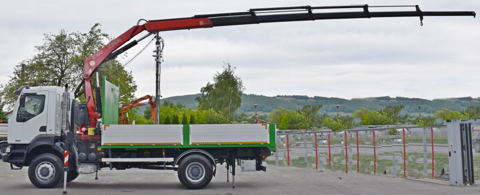 Renault KERAX 370 * SKRZYNIA 5,20m *FASSI F150A.24 + PILOT / 4x4