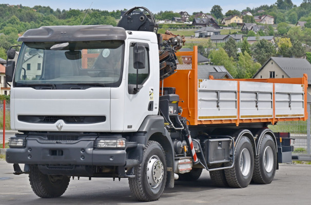 Renault Kerax 320 DCI * HIAB 122 B - 2 HIDUO + PILOT / 6x4