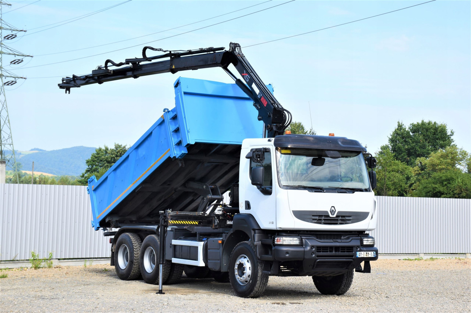 Renault KERAX 370 DXI * HIAB 122B-3 HIDUO + PILOT / 6x4