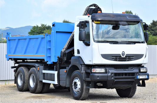 Renault KERAX 370 DXI * HIAB 122B-3 HIDUO + PILOT / 6x4