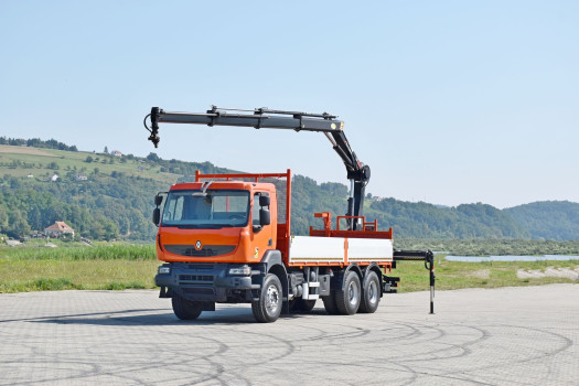 Renault Kerax 380 DXI * HIAB 144 B-3 HIDUO / PILOT * 6x4