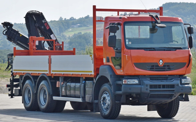 Renault Kerax 380 DXI * HIAB 144 B-3 HIDUO / PILOT * 6x4