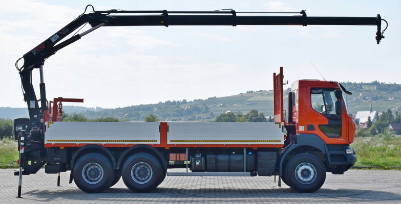 Renault Kerax 380 DXI * HIAB 144 B-3 HIDUO / PILOT * 6x4