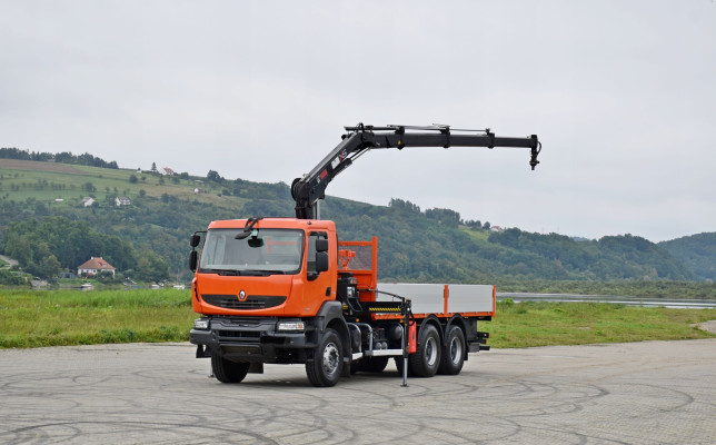 Renault Kerax 380 DXI * HIAB 144 BS - 3HIDUO / PILOT * 6x4