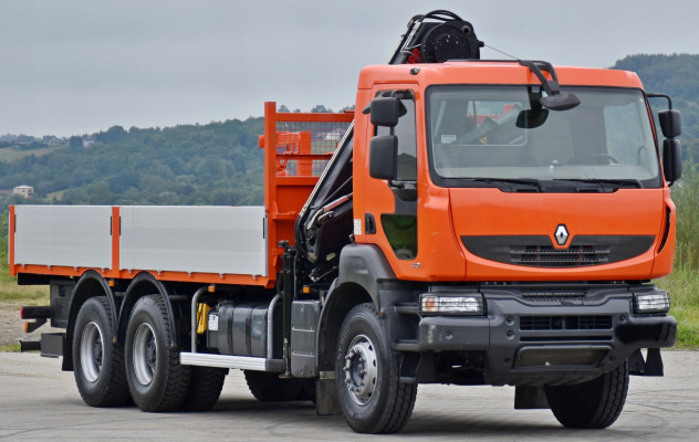 Renault Kerax 380 DXI * HIAB 144 BS - 3HIDUO / PILOT * 6x4