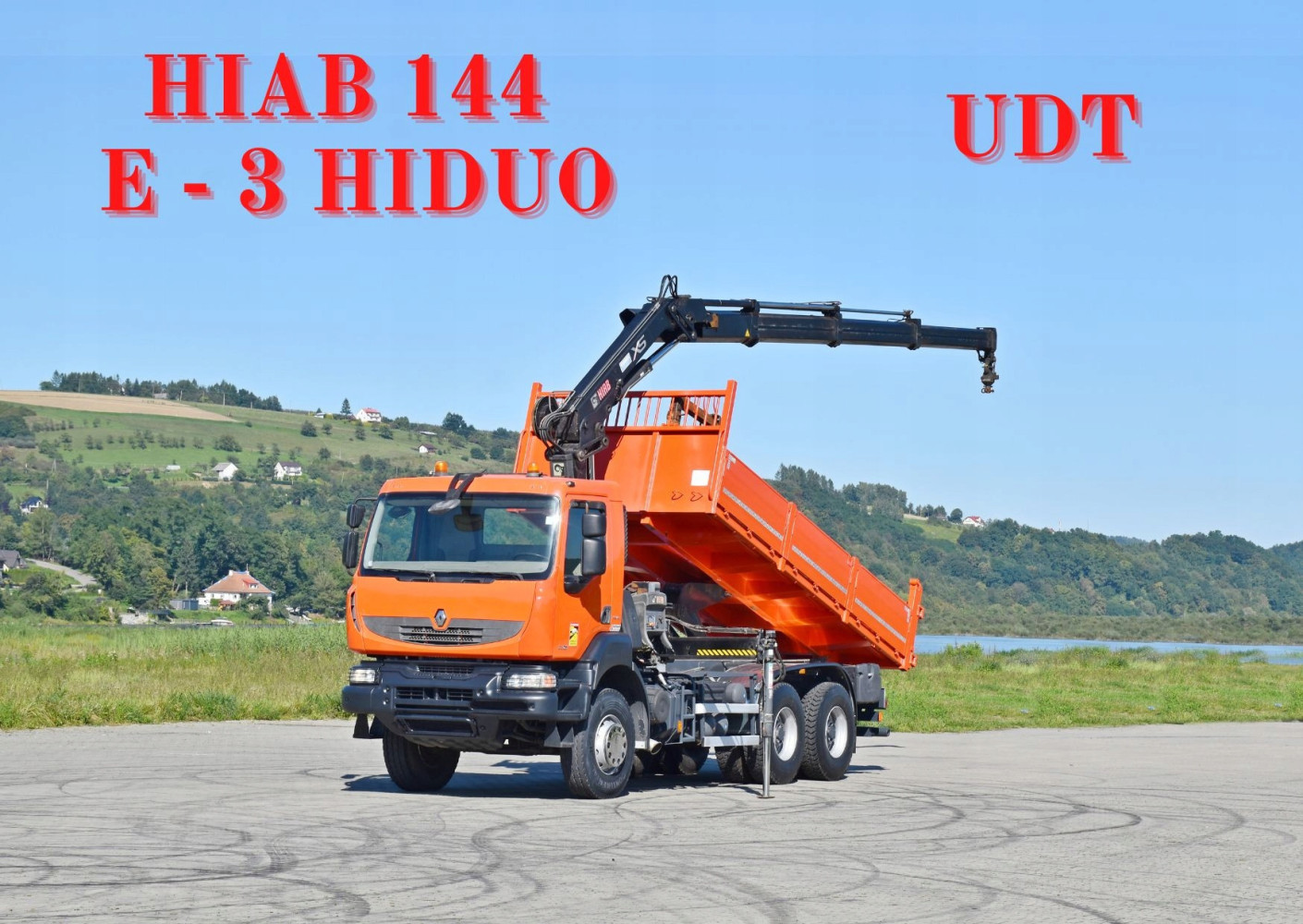 Renault Kerax 430 * HIAB 144E-3HIDUO / PILOT * 6x4