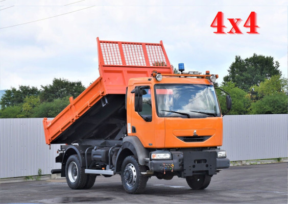 Renault MIDLUM 220 * WYWROTKA 3,80m * 4x4