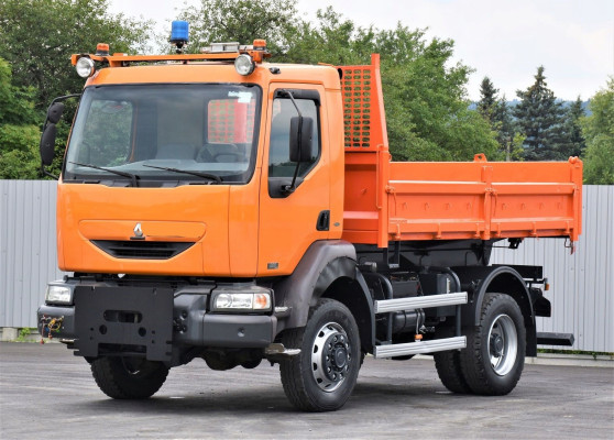 Renault MIDLUM 220 * WYWROTKA 3,80m * 4x4