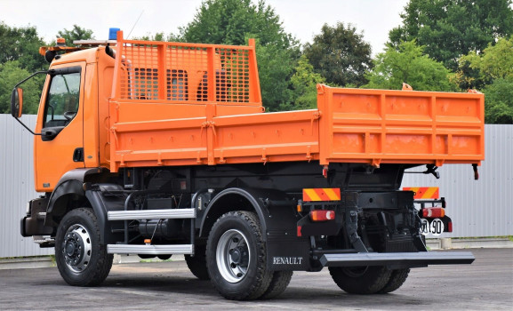 Renault MIDLUM 220 * WYWROTKA 3,80m * 4x4