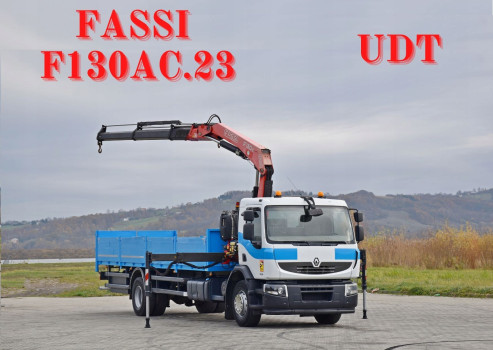 Renault Premium 320 DXI * Skrzynia 8,20 m * FASSI F130AC.23 + PILOT