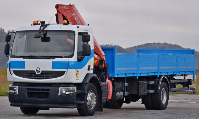 Renault Premium 320 DXI * Skrzynia 8,20 m * FASSI F130AC.23 + PILOT