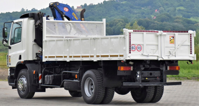 DAF CF 75.310* Wywrotka 5,10m + PM 12.5 S * STAN BDB