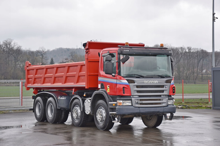 SCANIA P380 * WYWROTKA 6,10m + BORDMATIC * 8x4