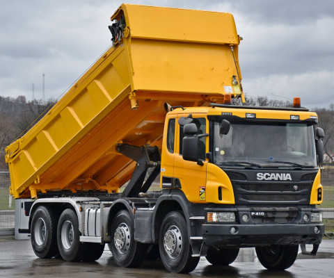 SCANIA P 410 * WYWROTKA 6,00m * 8x4 * STAN BDB!