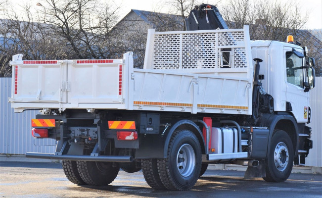 SCANIA P320 * BORDMATIC + HIAB 122 B-2 DUO * STAN BDB