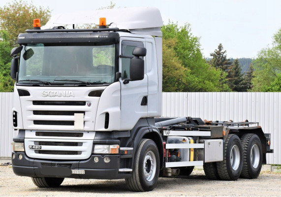 SCANIA R420 Hakowiec * 6x4 * STAN BDB!