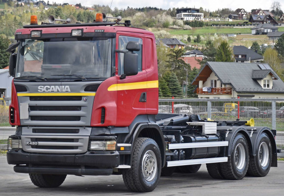 SCANIA R 420 Hakowiec * 6x4 * STAN BDB!