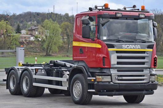 SCANIA R 420 Hakowiec * 6x4 * STAN BDB!