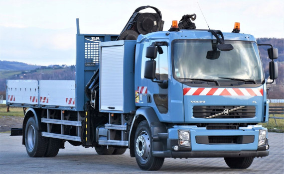 VOLVO FL 240 * HIAB 122 D - 5 HIDUO + PILOT