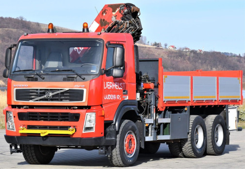 VOLVO FM 12 380 SKRZYNIA 5,20m * HMF 2223 + PILOT / 6x6