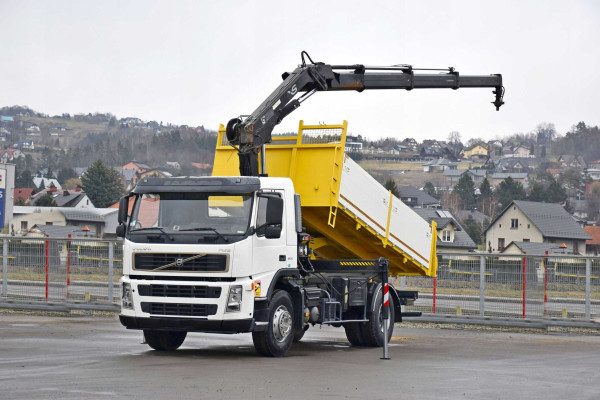 Volvo FM 9 300 * WYWROTKA 5,00m + HIAB 144 D - 3 HIDUO + PILOT