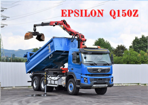 Volvo FMX 370 Wywrotka 4,90m * EPSILON Q150Z + PILOT