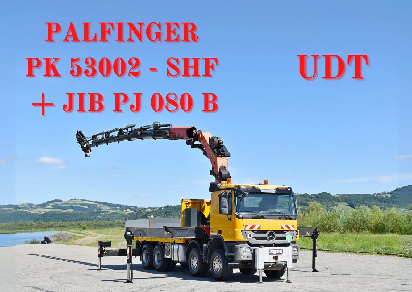 Mercedes Actros 4145 * PK 53002 - SHF + JIB PJ080 B + PILOT / 8x4