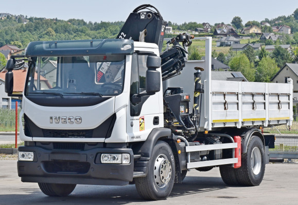 Iveco Eurocargo 190-280 L + HIAB 122 B - 2 HIDUO + PILOT * STAN BDB