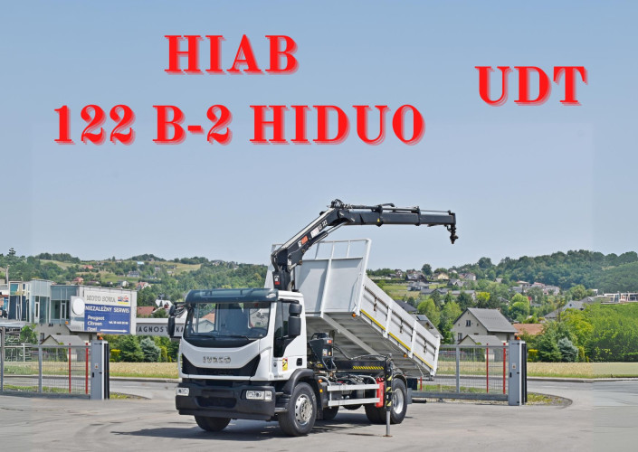 Iveco Eurocargo 190-280 L + HIAB 122 B - 2 HIDUO + PILOT * STAN BDB