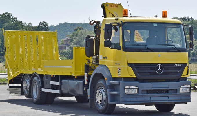 MERCEDES AXOR 2533* LAWETA 7,50 m + FASSI F150A.22 * STAN BDB