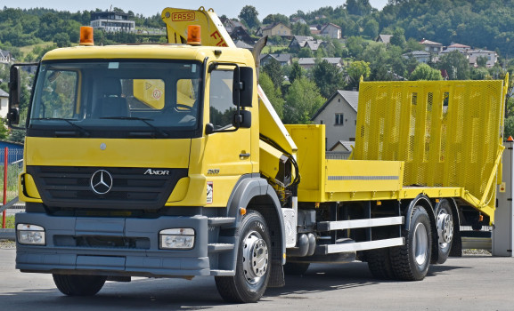 MERCEDES AXOR 2533* LAWETA 7,50 m + FASSI F150A.22 * STAN BDB