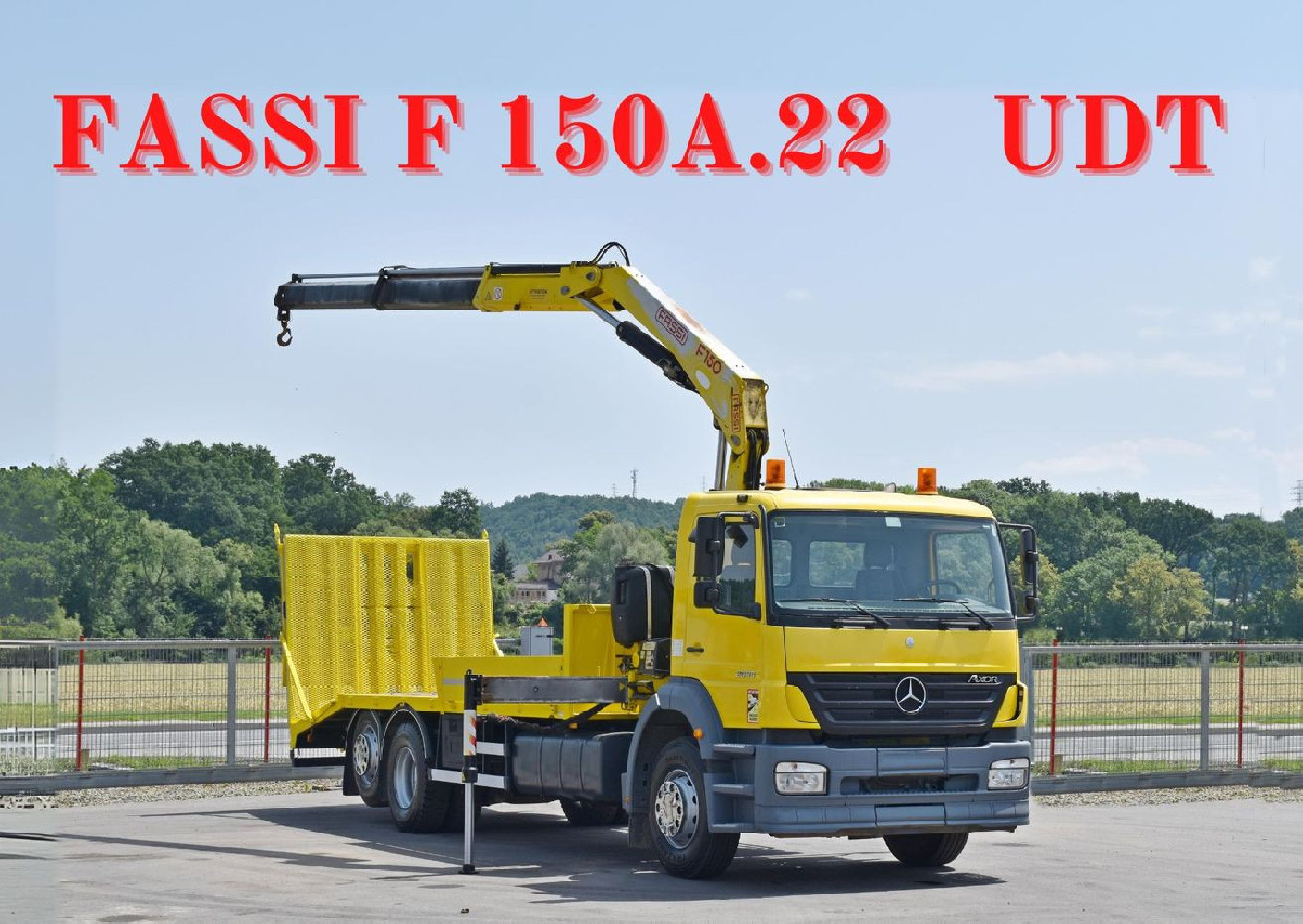 MERCEDES AXOR 2533* LAWETA 7,50 m + FASSI F150A.22 * STAN BDB