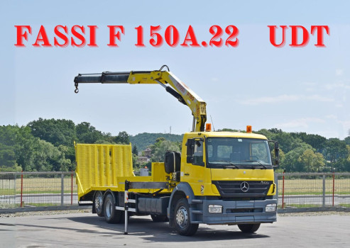 MERCEDES AXOR 2533* LAWETA 7,50 m + FASSI F150A.22 * STAN BDB