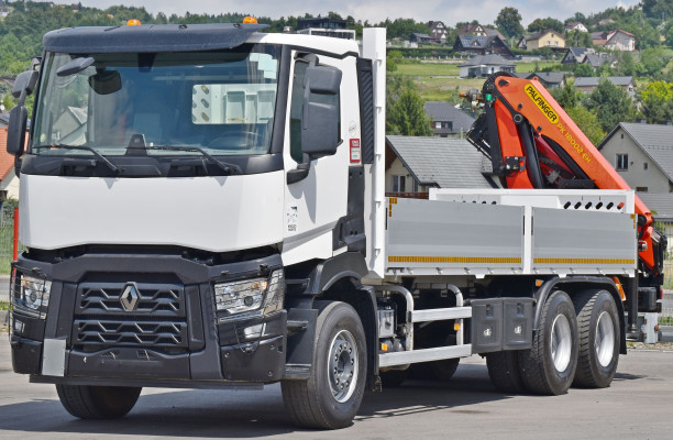 Renault C 430 * SKRZYNIA 6,80m * PALFINGER PK 18002 - EH B + PILOT / 6x4