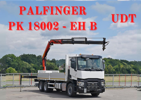 Renault C 430 * SKRZYNIA 6,80m * PALFINGER PK 18002 - EH B + PILOT / 6x4