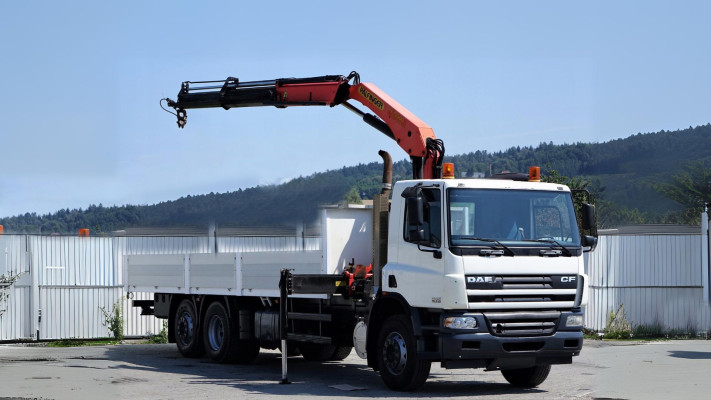 DAF CF 75.310 Skrzynia 7,90m + HDS * 6×2 * Stan BDB!