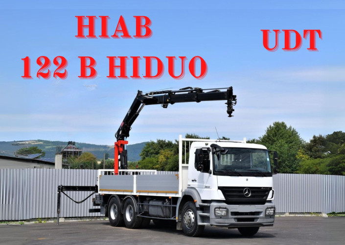 Mercedes-Benz AXOR 2633 * SKRZYNIA 6,40m * HIAB122B - HI2DUO