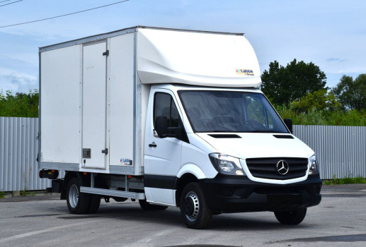 Mercedes Sprinter 514 * Kontener 4,30 m + Winda * Super Stan!