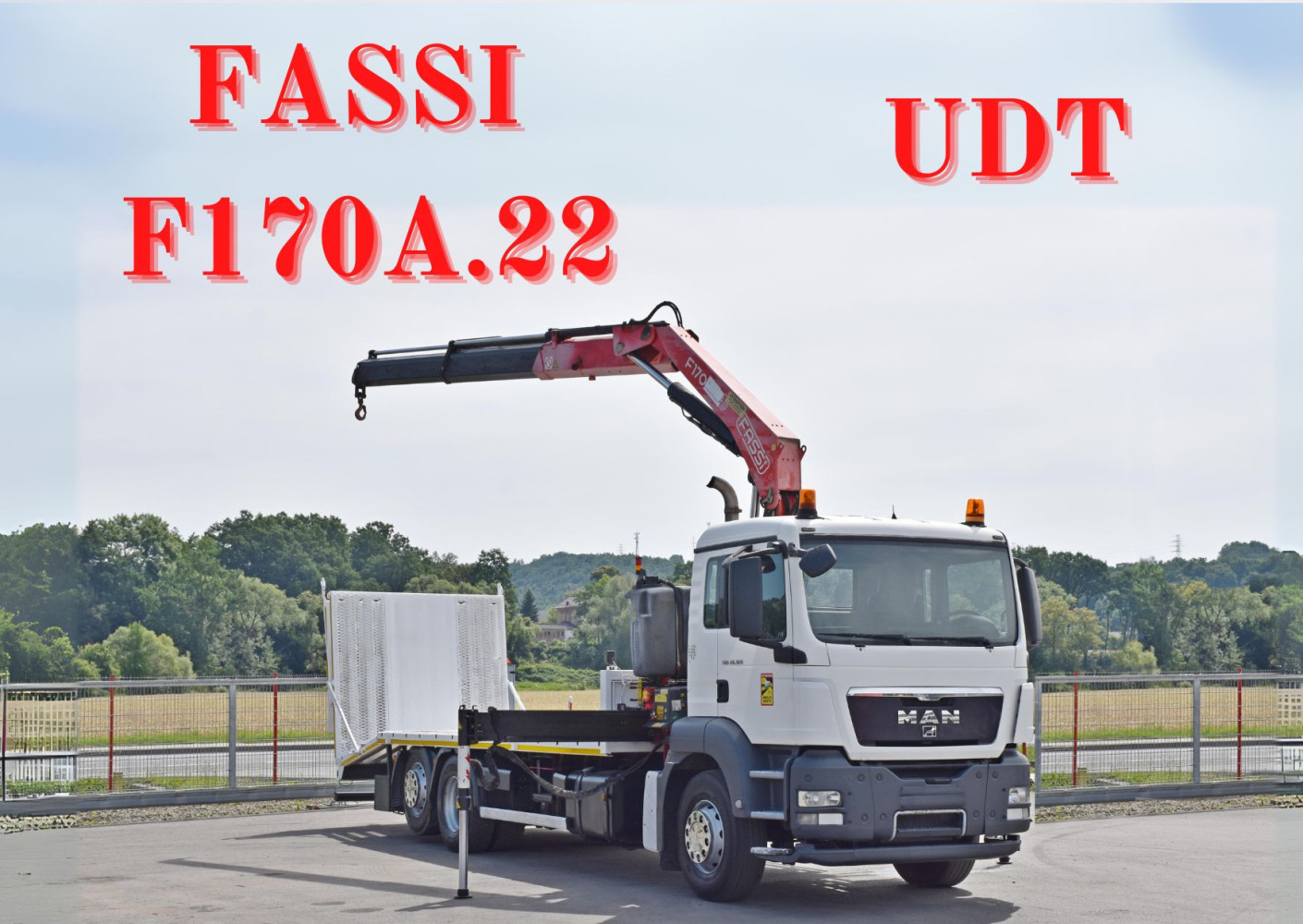 MAN TGS 26.320* LAWETA 8,00m + FASSI F170A.22 + PILOT * STAN BDB