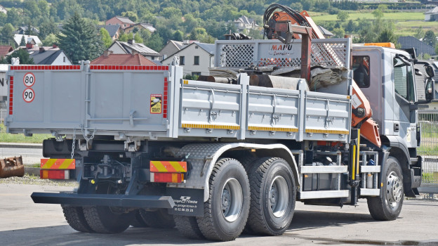 Iveco TRAKKER 410 * WYWROTKA 5,20 m * ATLAS 165.2E-A3 + PILOT / 6x4