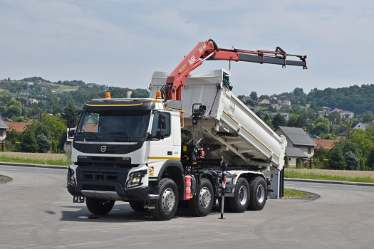 Volvo FMX 420 Wywrotka 5,10m + BORDMATIC * HMF 1463 K3  / 8x4