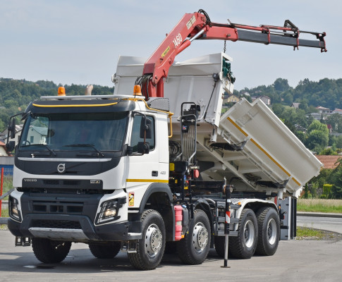 Volvo FMX 420 Wywrotka 5,10m + BORDMATIC * HMF 1463 K3  / 8x4