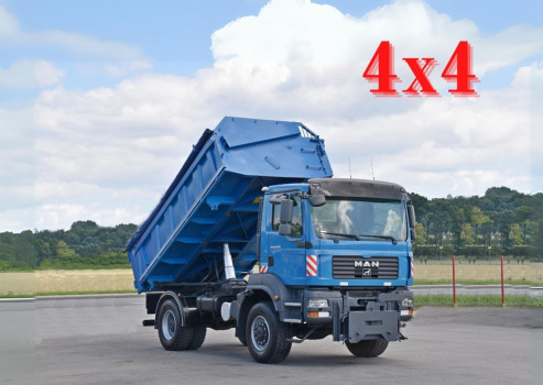 MAN TGM 18.280 * Wywrotka 4,35m + BORDMATIC / 4x4 * STAN BDB