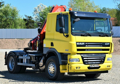 DAF CF 85.410 Ciągnik siodłowy + FASSI F195A.0.25