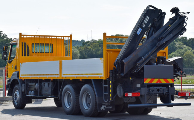 Renault Kerax 370 DXI * SKRZYNIA + HIAB 166 E - 3 HIDUO + PILOT / 6x4