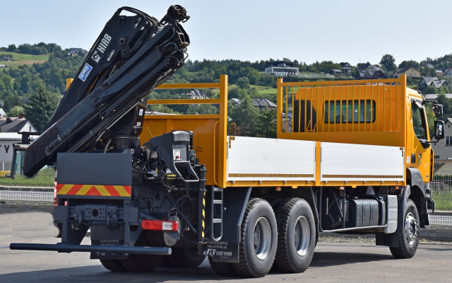 Renault Kerax 370 DXI * SKRZYNIA + HIAB 166 E - 3 HIDUO + PILOT / 6x4