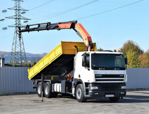 DAF CF 85.430 Wywrotka 6,40m + PK 18500/PILOT *6x4