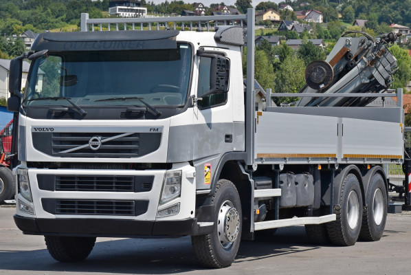 VOLVO FM 370 Skrzynia 6,90 m * HIAB 166 ES - 4 HIPRO + PILOT / 6x4