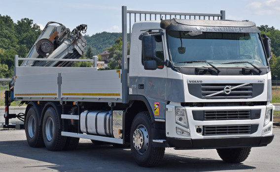 VOLVO FM 370 Skrzynia 6,90 m * HIAB 166 ES - 4 HIPRO + PILOT / 6x4